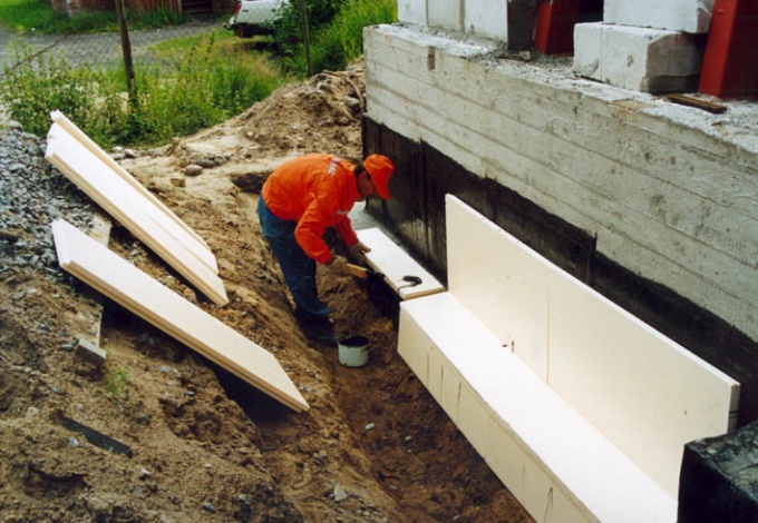 Hvordan isolere fundamentet i huset