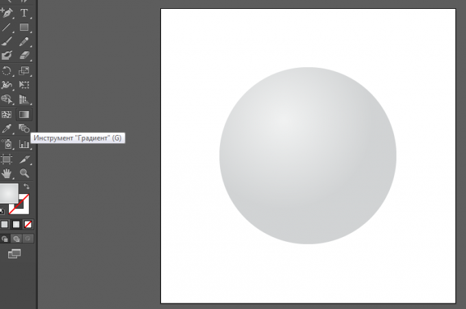 Hvordan tegne en ball i Adobe Illustrator