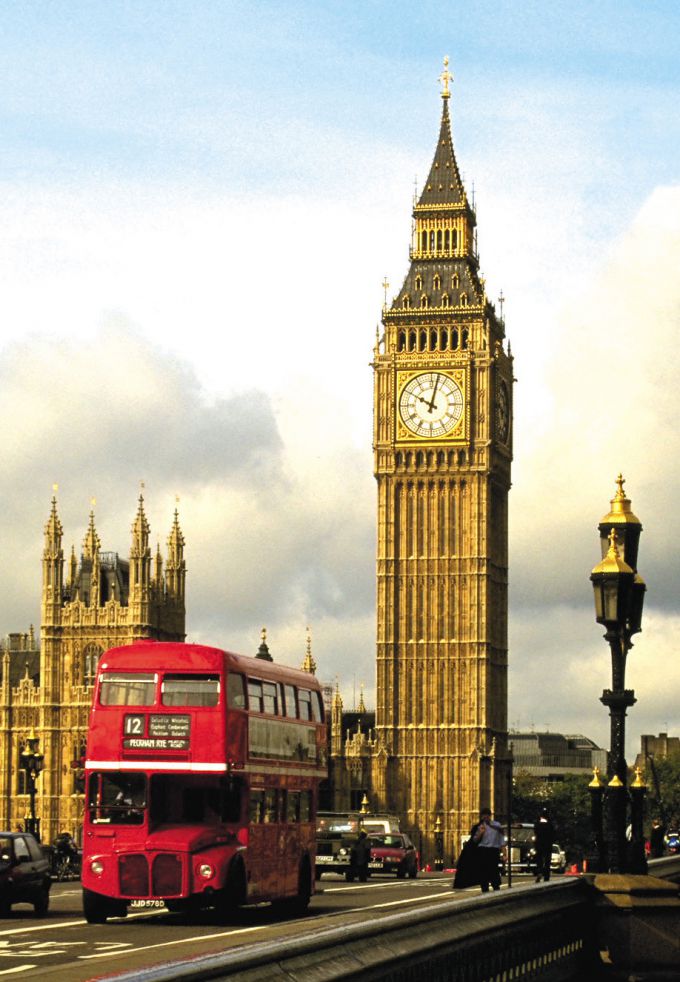 Big Ben er hovedattraksjonen i London